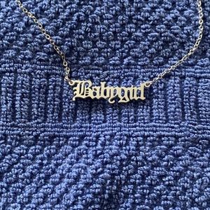 Silver Babygirl Necklace